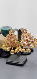 Drop - Dead Gorgeous Latest  Indian Wedding Kundan  Party Wear Earrings Set