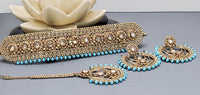 Astonishing Indian Boutique piece Latest Kundan Choker Necklace Set