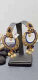A Stunning Indian jewellery Kundan Tikka Earrings Set