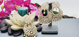 Beautiful Premium Quality  New Collection In Indian Polki Kundan Bollywood Tikka Earrings Set