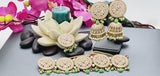 Extremely Incredible Indian Bollywood Polki Kundan Choker Necklace Set