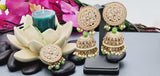 Extremely Incredible Indian Bollywood Polki Kundan Choker Necklace Set