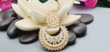 Dazzling Indian Bollywood Bridal Reverse Kundan Pearl Choker Necklace Set