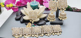 A Very Charming Breathtaking Indian Reverse Kundan Choker Necklace Set