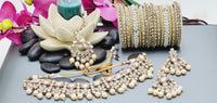 Designer High Quality Indian Bollywood Reverse Kundan Choker Necklace Set