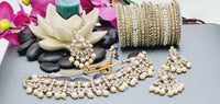 Designer High Quality Indian Bollywood Reverse Kundan Choker Necklace Set