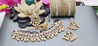Designer High Quality Indian Bollywood Reverse Kundan Choker Necklace Set