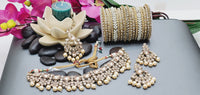 Designer High Quality Indian Bollywood Reverse Kundan Choker Necklace Set