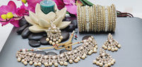 Designer High Quality Indian Bollywood Reverse Kundan Choker Necklace Set