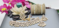 Designer High Quality Indian Bollywood Reverse Kundan Choker Necklace Set