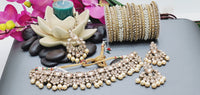 Designer High Quality Indian Bollywood Reverse Kundan Choker Necklace Set