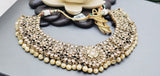 Gorgeous High Quality Latest Designer Reverse Kundan Choker Necklace Set