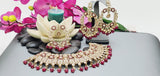 Astonishing Latest High Quality Designer Indian Reverse Kundan Choker Necklace Set