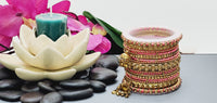 Breathtaking Latest Collection In Indian Bollywood Reverse Kundan Tikka Earrings Set