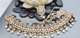 A Truly Stunning Latest High Quality Designer Indian Reverse Kundan Choker Necklace Set