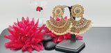Astonishing Latest Designer Collection In  Kundan Indian Bollywood Tikka Earrings Set