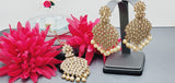 Astonishing High Quality Latest Designer Collection In Indian Reverse Kundan Tikka Earrings Set