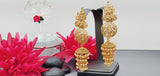 Superior Quality Latest Designer Collection In Indian Reverse Kundan Big Jhumka Earrings Set