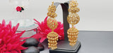 Superior Quality Latest Designer Collection In Indian Reverse Kundan Big Jhumka Earrings Set