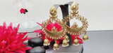 Extremely Incredible High Quality Latest Designer Collection In Kundan Pearl Drop Earrings Set