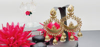 Extremely Incredible High Quality Latest Designer Collection In Kundan Pearl Drop Earrings Set