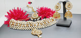 Adorn Yourself With High Quality Latest Designer Indian Kundan Choker Necklace Set