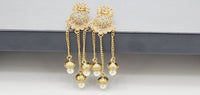 Boutique Piece Latest Designer High Quality Collection In Indian Kundan Drop Earrings Set