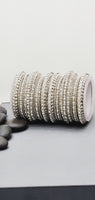 Extremely Incredible High Quality Latest Designer Collection In Indian Silver Full Bangles Set