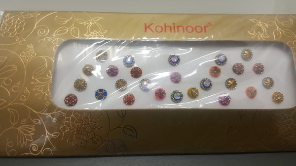 Designer Bindies - Medium Size 24 Pieces - Kohinoor